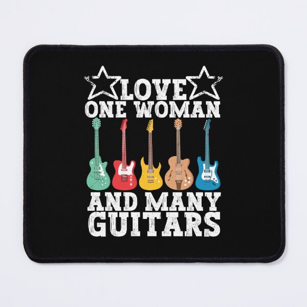 Item preview, Love One Woman And Many Guitars | Guitar shirt designed and sold by FurioInc.