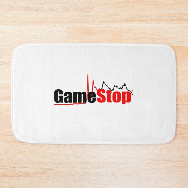 Item preview, GameStop logo with GME chart designed and sold by AdamRael.