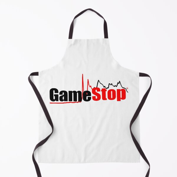 Item preview, GameStop logo with GME chart designed and sold by AdamRael.