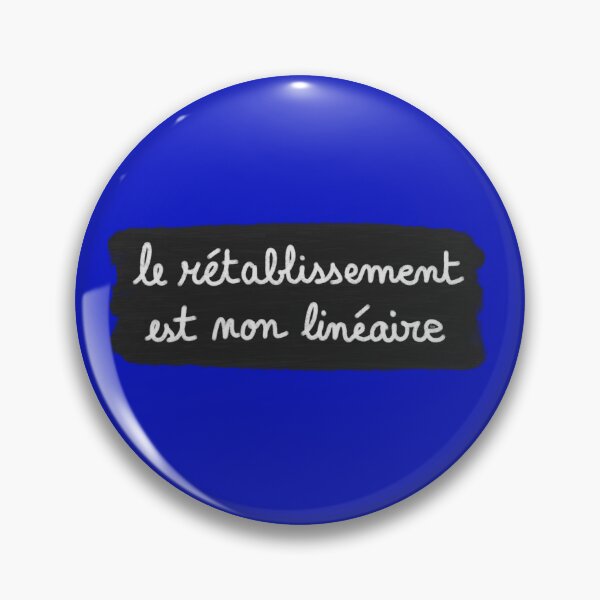 Item preview, Recovery is non-linear, chalk (white on black, blue background) designed and sold by MentaLee.