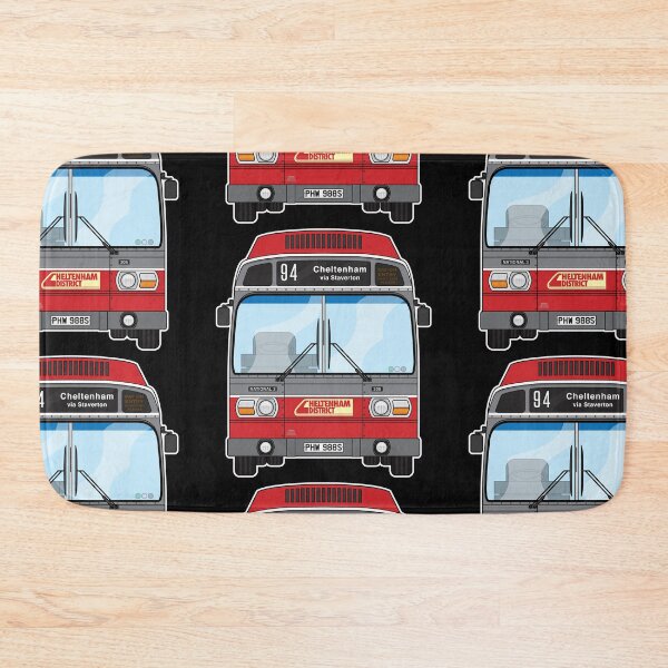Item preview, Cheltenham District Leyland National mk1 306  PHW988S Retro Illustration designed and sold by BFXIII.