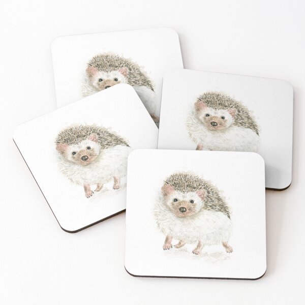 Item preview, Cute Hedgehog - Loose Watercolor Painting designed and sold by AlicjaCurioseur.