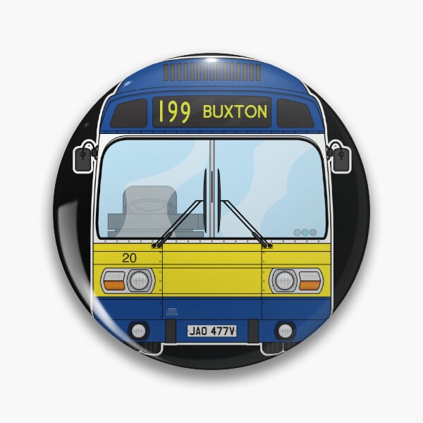 Item preview, Chesterfield Leyland National mk1 20 JA0447V Retro Illustration designed and sold by BFXIII.