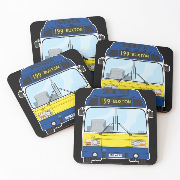 Item preview, Chesterfield Leyland National mk1 20 JA0447V Retro Illustration designed and sold by BFXIII.