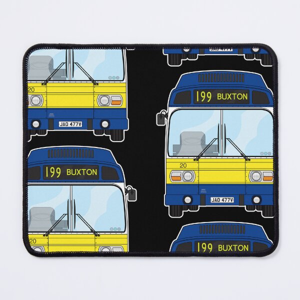 Item preview, Chesterfield Leyland National mk1 20 JA0447V Retro Illustration designed and sold by BFXIII.