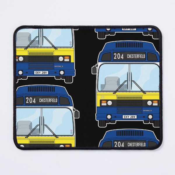 Item preview, Chesterfield Leyland National mk2 28 EKY28V Retro Illustration designed and sold by BFXIII.