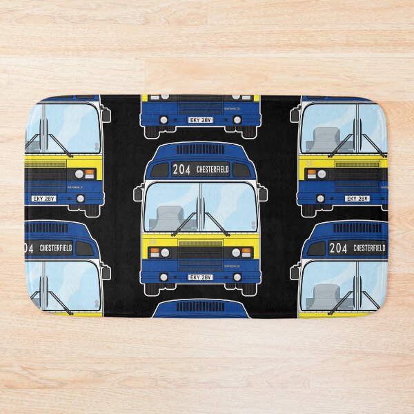 Item preview, Chesterfield Leyland National mk2 28 EKY28V Retro Illustration designed and sold by BFXIII.