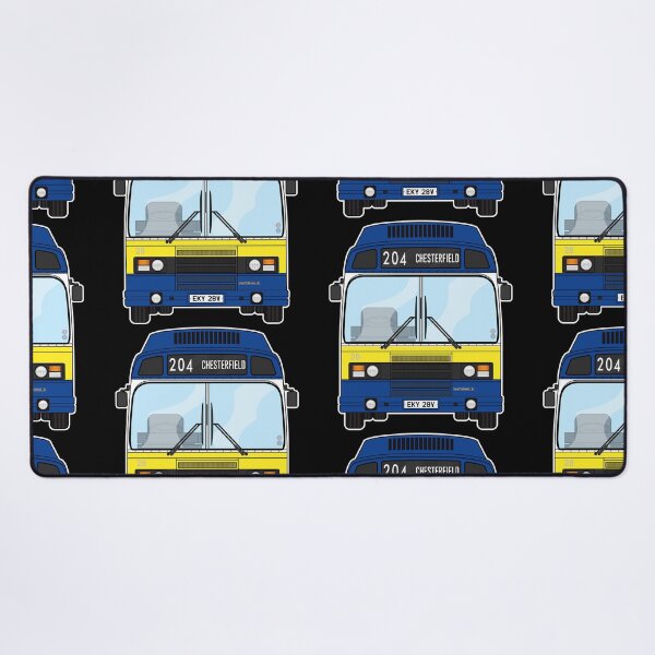 Item preview, Chesterfield Leyland National mk2 28 EKY28V Retro Illustration designed and sold by BFXIII.