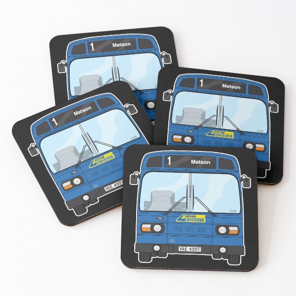 Item preview, City of Gloucester Leyland National mk1 700 VAE499T Retro Illustration designed and sold by BFXIII.