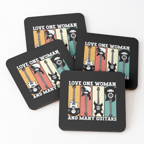 Item preview, Love One Woman And Many Guitars mouse pad designed and sold by FurioInc.