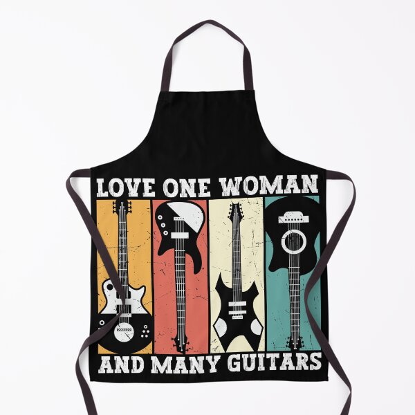 Item preview, Love One Woman And Many Guitars mouse pad designed and sold by FurioInc.
