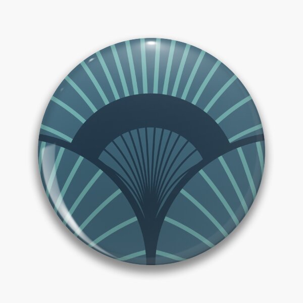 Item preview, Retro Blue Fan Design designed and sold by reannyn.