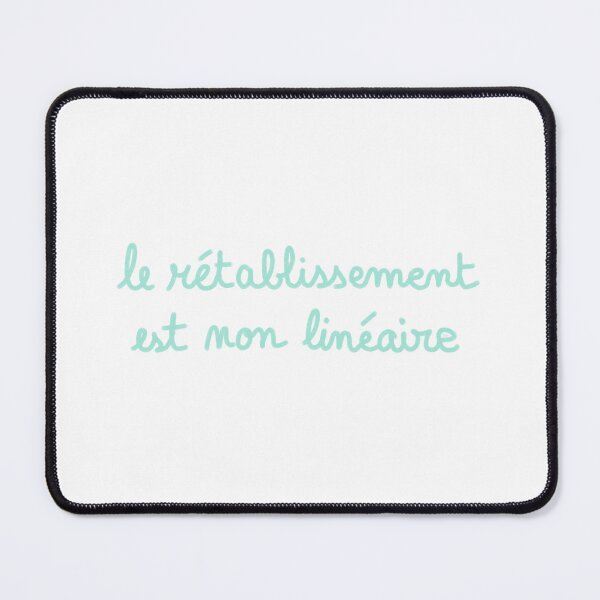 Item preview, Recovery is non-linear, chalk (light blue, white background) designed and sold by MentaLee.