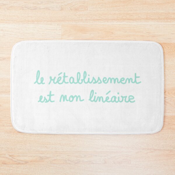 Item preview, Recovery is non-linear, chalk (light blue, white background) designed and sold by MentaLee.