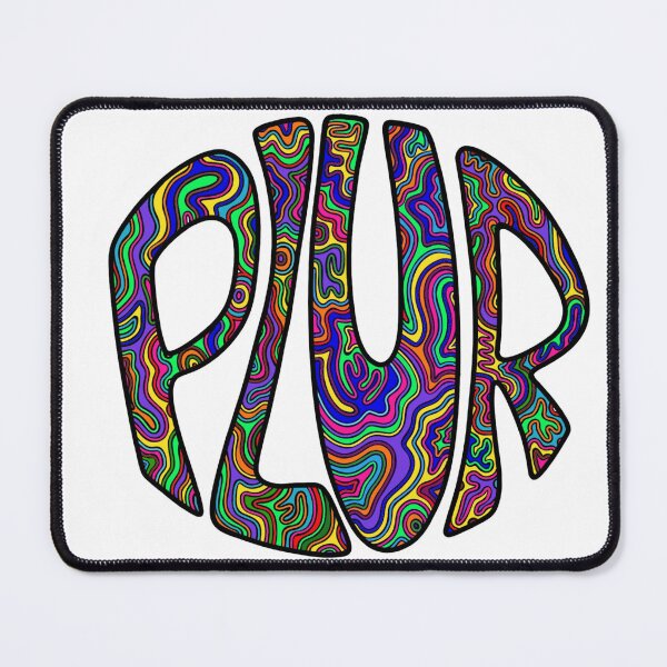Item preview, PLUR designed and sold by Cosmic Aura Art.