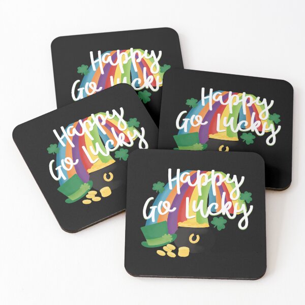Item preview, St Patricks Day Happy Go Lucky Rainbow designed and sold by Leslie Graves.