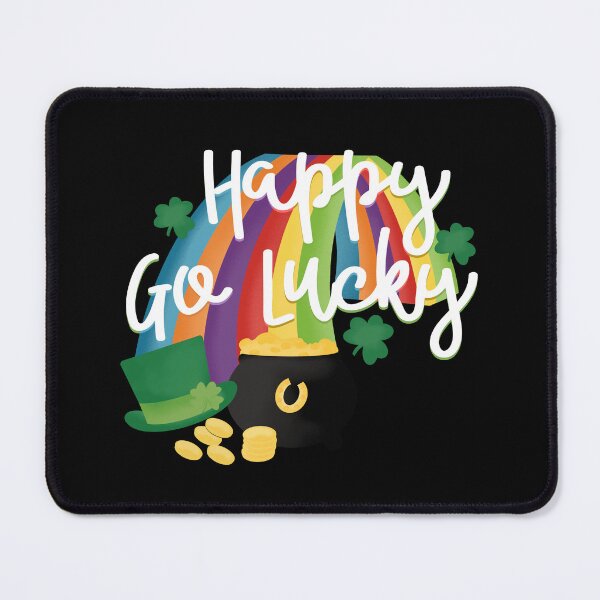 Item preview, St Patricks Day Happy Go Lucky Rainbow designed and sold by Leslie Graves.