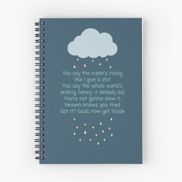 Item preview, rainy cloud inside lyrics designed and sold by goblinbabe.