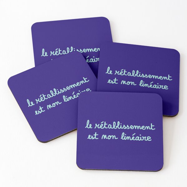 Item preview, Recovery is non-linear, chalk (light blue, dark blue background) designed and sold by MentaLee.