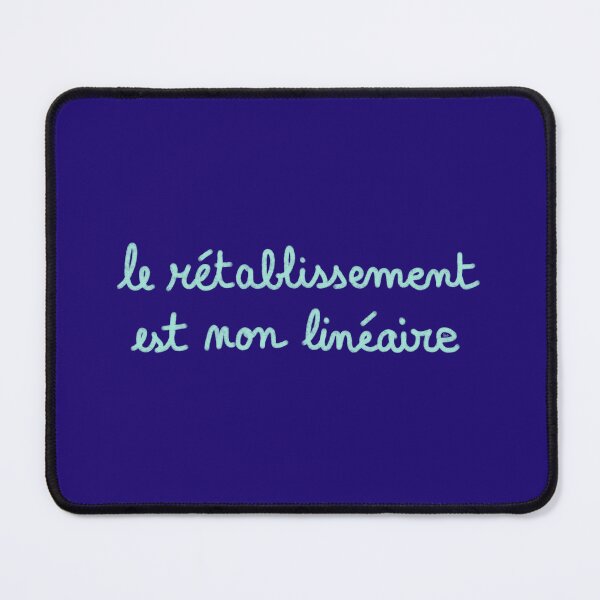 Item preview, Recovery is non-linear, chalk (light blue, dark blue background) designed and sold by MentaLee.