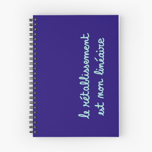Item preview, Recovery is non-linear, chalk (light blue, dark blue background) designed and sold by MentaLee.