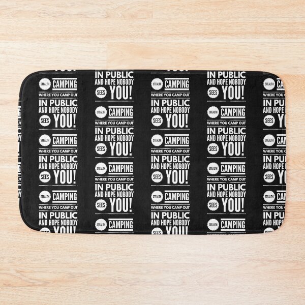 Item preview, Stealth Camping Where You Camp Out in Public and Hope Nobody Sees You! designed and sold by JustSayinShop.