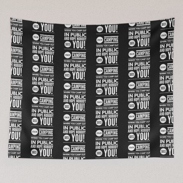 Item preview, Stealth Camping Where You Camp Out in Public and Hope Nobody Sees You! designed and sold by JustSayinShop.