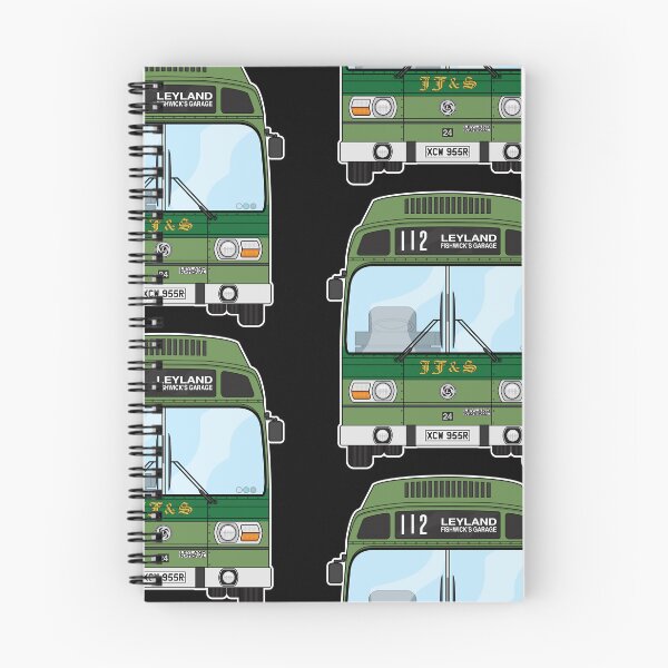 Item preview, John Fishwick & Sons Leyland National mk1 XCW955R Retro Illustration designed and sold by BFXIII.