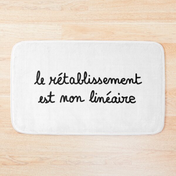Item preview, Recovery is non-linear, chalk (black, white background) designed and sold by MentaLee.
