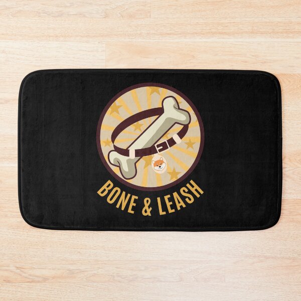 Item preview, Bone and Leash-Crypto-Shiba Inu-Shib Inu-Funny-Funny Dog-Funny Crypto-blockchain-btc-eth designed and sold by SighFly52.