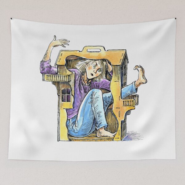 Item preview, Girl inside a dollhouse designed and sold by Irina Ivanova.