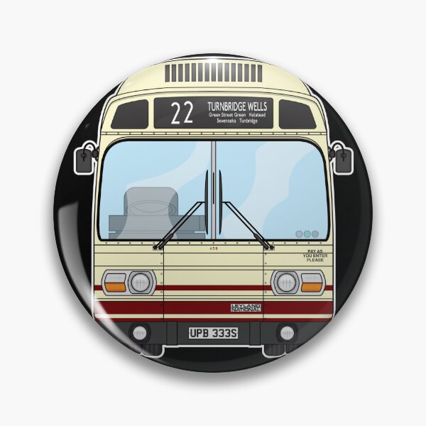 Item preview, Kentish Bus Leyland National mk1 UPB333SRetro Illustration designed and sold by BFXIII.