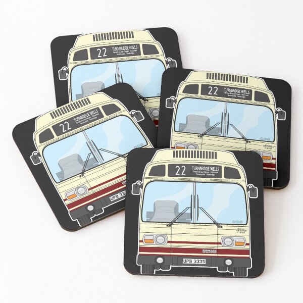 Item preview, Kentish Bus Leyland National mk1 UPB333SRetro Illustration designed and sold by BFXIII.