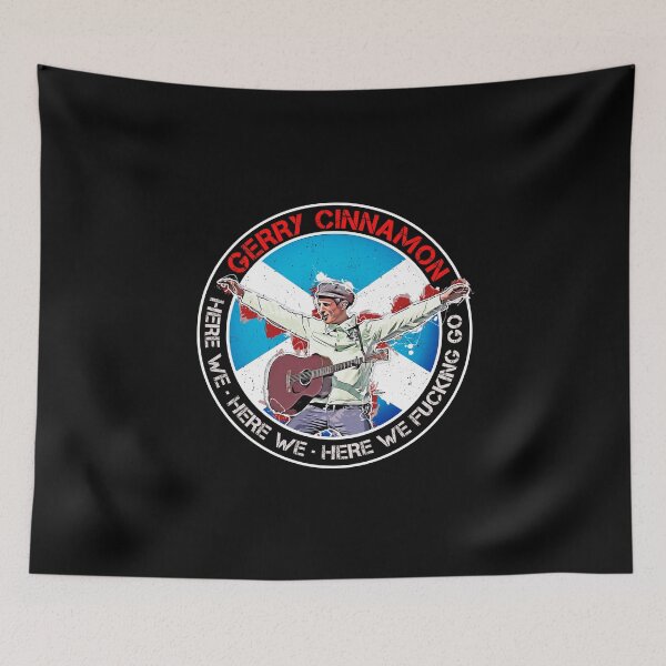 Item preview, Gerry Cinnamon Saltire designed and sold by boxoflyrics.