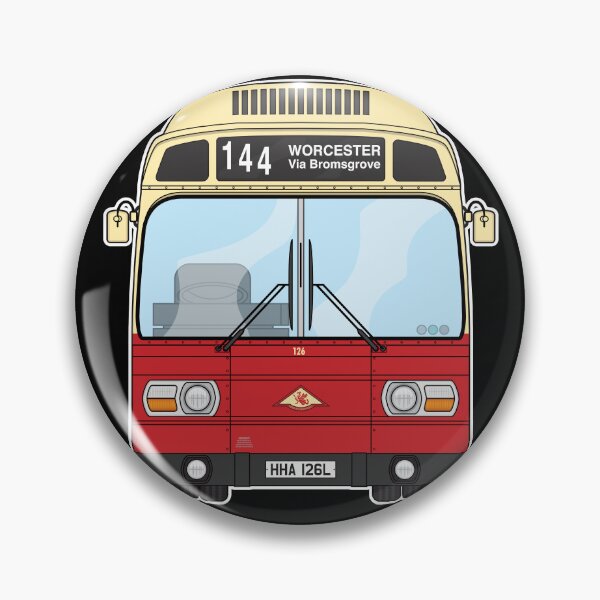 Item preview, Midland Red West bus Leyland National mk1 126 HHA126L Retro Illustration designed and sold by BFXIII.