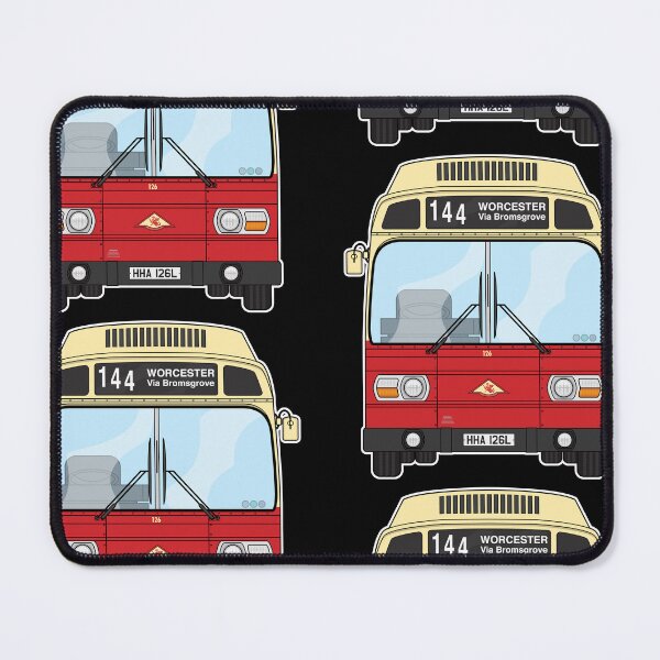 Item preview, Midland Red West bus Leyland National mk1 126 HHA126L Retro Illustration designed and sold by BFXIII.