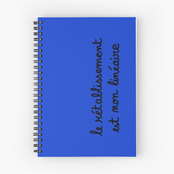 Item preview, Recovery is non-linear, chalk (black, blue background) designed and sold by MentaLee.