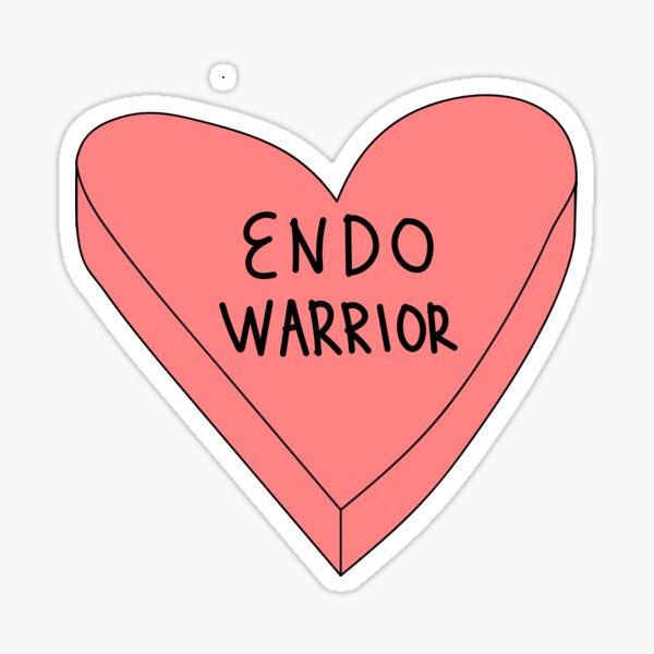 Item preview, "Endo Warrior" Candy Heart designed and sold by triplewatersign.