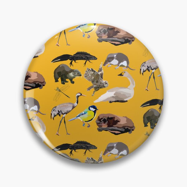 Item preview,  B is for British Wildlife , British Wildlife Illustration – Native Animals of the UK Artwork designed and sold by PrettylittlepastelUk.
