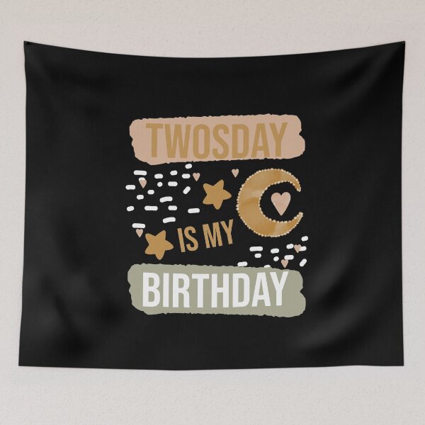 Item preview, Twosday Is My Birthday Short Funny Happy Birthday Gift 2-22-22  designed and sold by pedrored369.