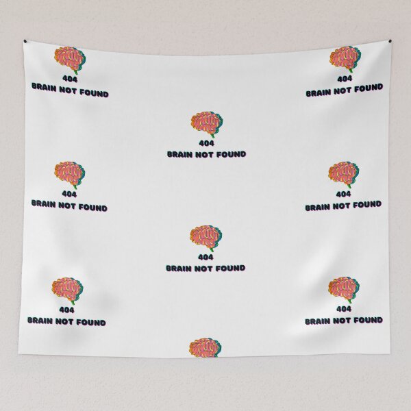 Item preview, error 404 file/brain not found designed and sold by ggsThrift.