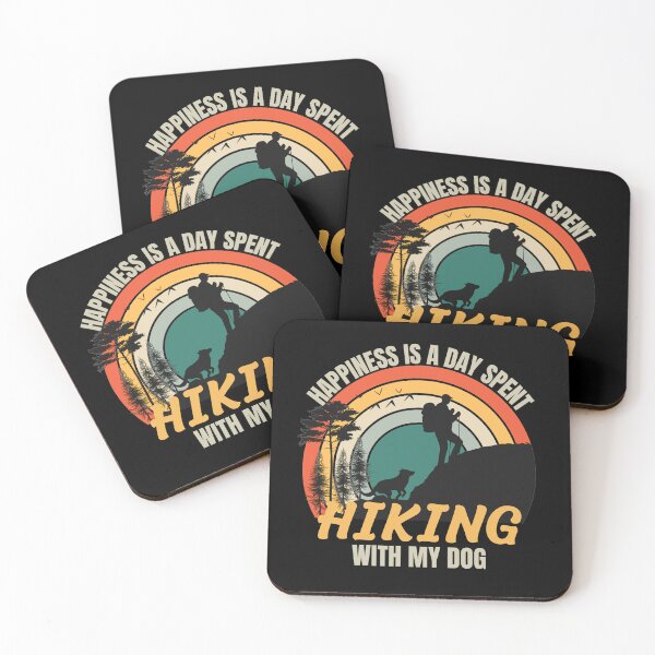 Item preview, Happiness Is A Day Spent Hiking With My Dog designed and sold by ni3ma.