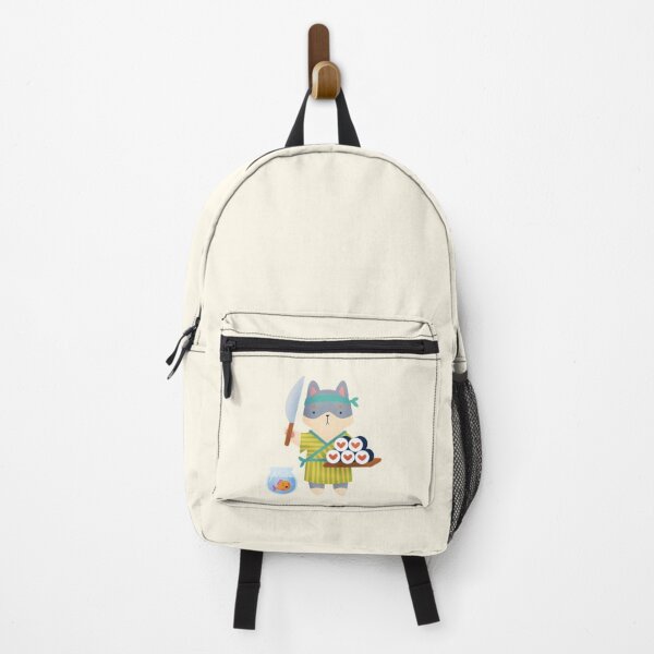 Item preview, Shiba Inu Sushi Chef - Cute Dog Illustration - Black & Tan designed and sold by squigglin.