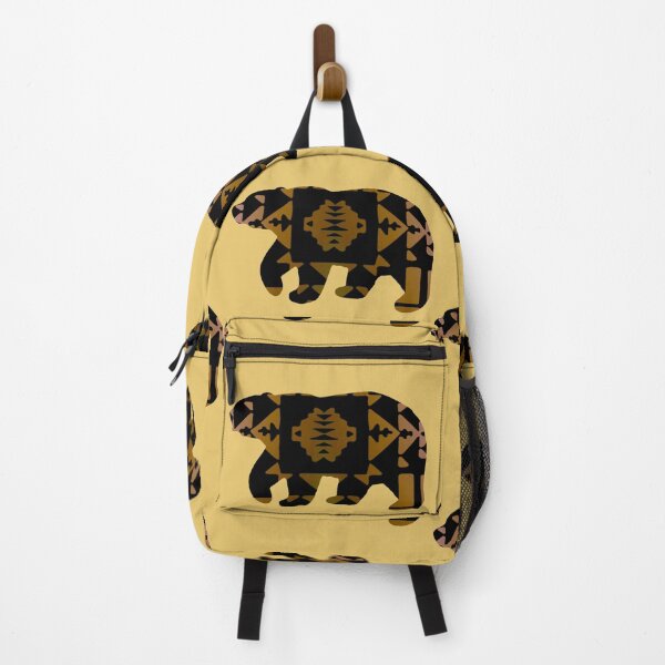 Item preview, Tan / Brown Gradient Native Print Bear designed and sold by JMWCD.