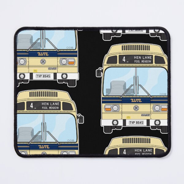 Item preview, West Midlands PTE Leyland National mk1 TVP854S Retro Illustration designed and sold by BFXIII.