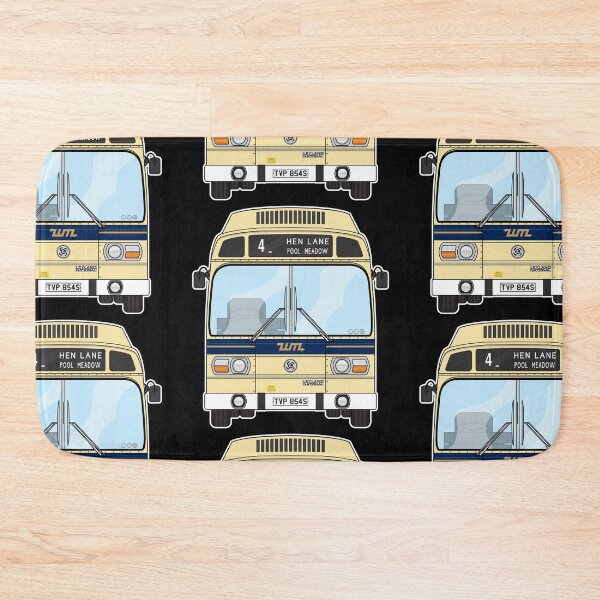 Item preview, West Midlands PTE Leyland National mk1 TVP854S Retro Illustration designed and sold by BFXIII.