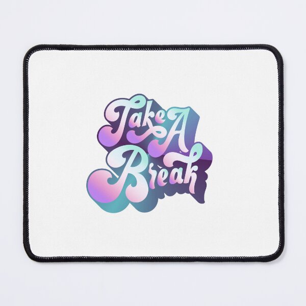 Item preview, Psychedelic Take A Break Retro Style Sticker Quote   designed and sold by IZiets.