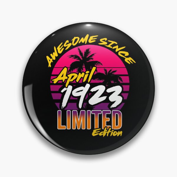 Item preview, Vintage 1923 99th Birthday Design: Awesome Since April 1923 designed and sold by AMINE  ★★★★★.