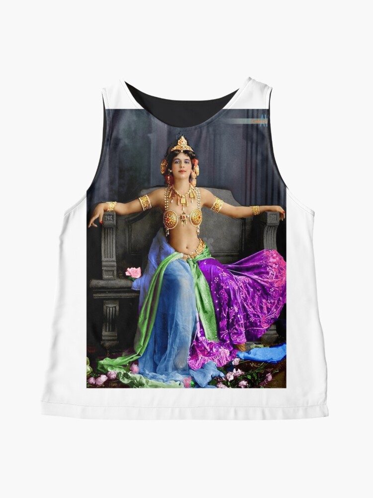 Mata Hari In Her Famous Dance Costume Sleeveless Top For Sale By Lexmil Redbubble 3051