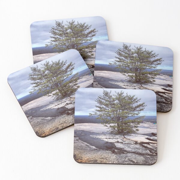 Item preview, Lone tree on mountain top designed and sold by Quail-Vine.